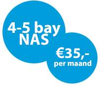 NAS hosting tarief 4-5bay